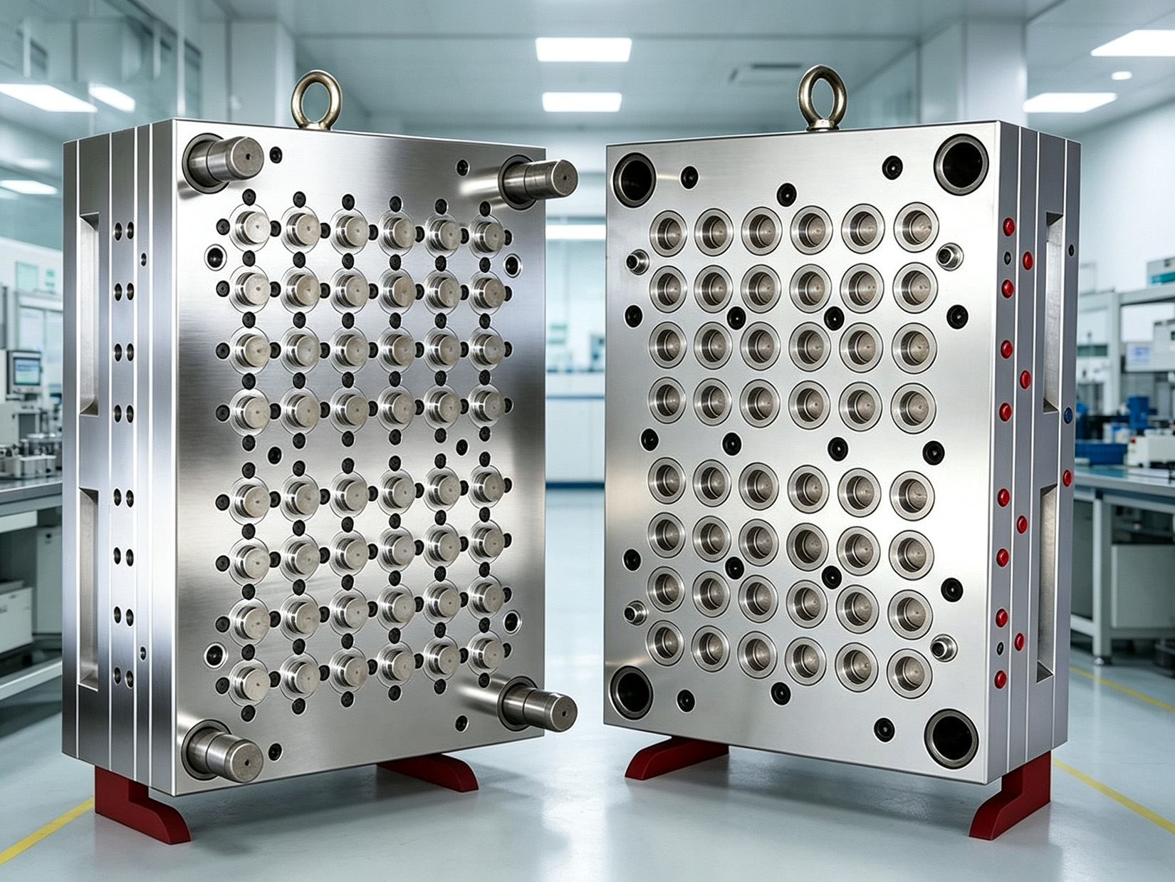 Water cap mould for mineral water bottles