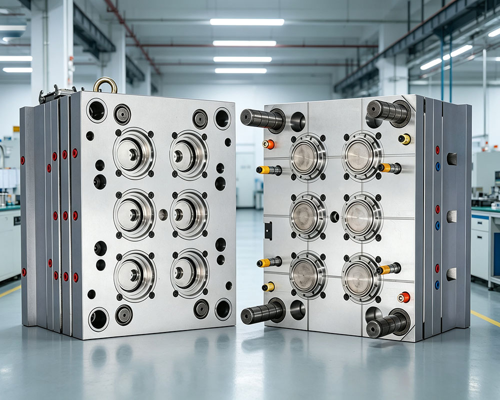 6 Cavity Oil Pull Cap Mould | Edible Oil Bottle Pull-Top Cap Injection Mould Manufacturer in China | BOXIANG Mould