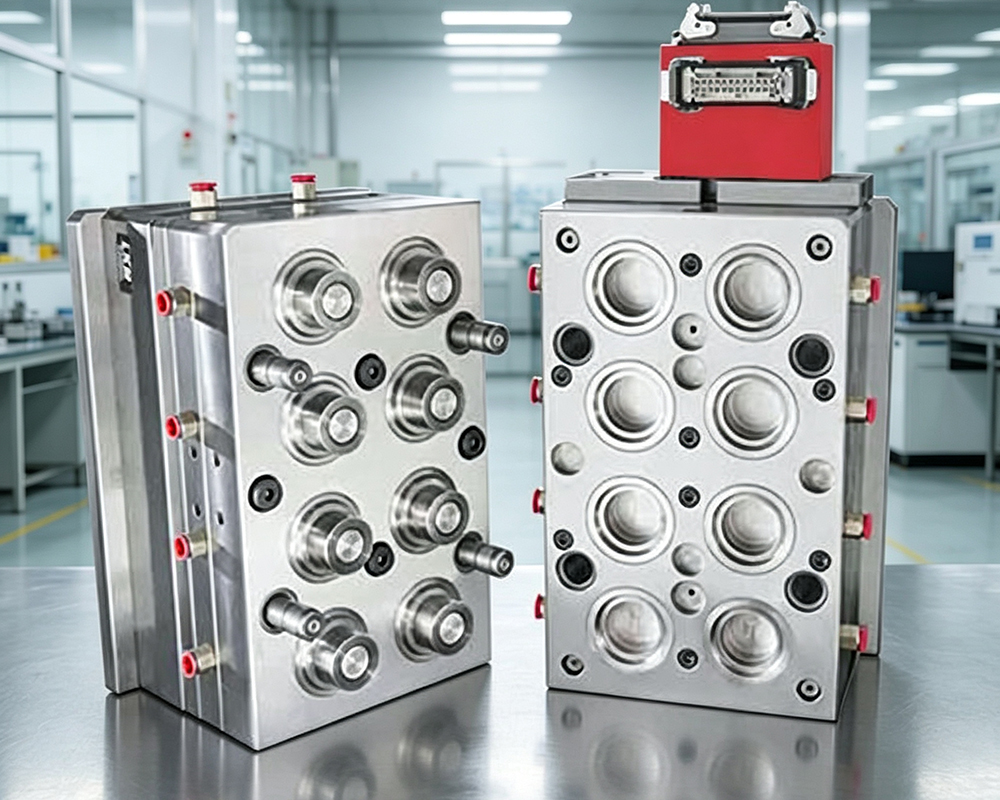 6 Cavity Oil Pull Cap Mould | Edible Oil Bottle Pull-Top Cap Injection Mould Manufacturer in China | BOXIANG Mould