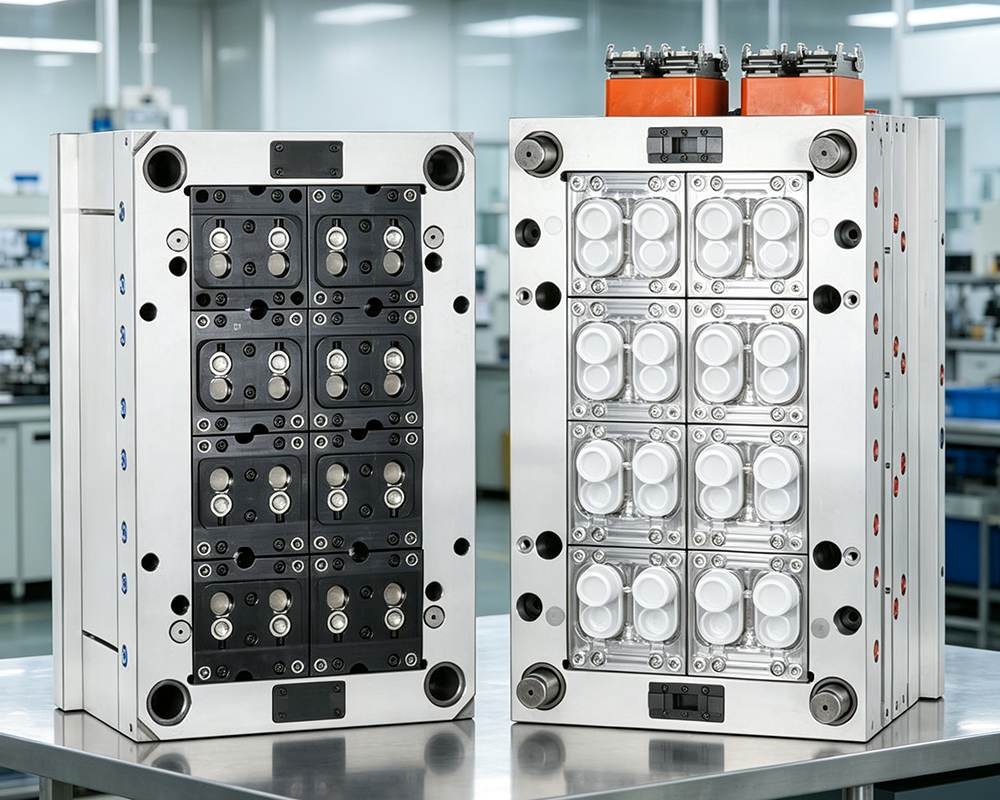 16 Cavity Edible Oil Flip Top Cap Mould | Cooking Oil Bottle Flip Cap Injection Mould Manufacturer in China | BOXIANG Mould