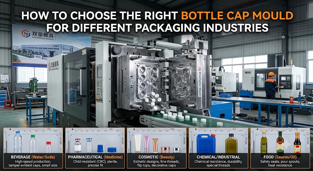 How to Choose the Right Bottle Cap Mould for Different Packaging Industries