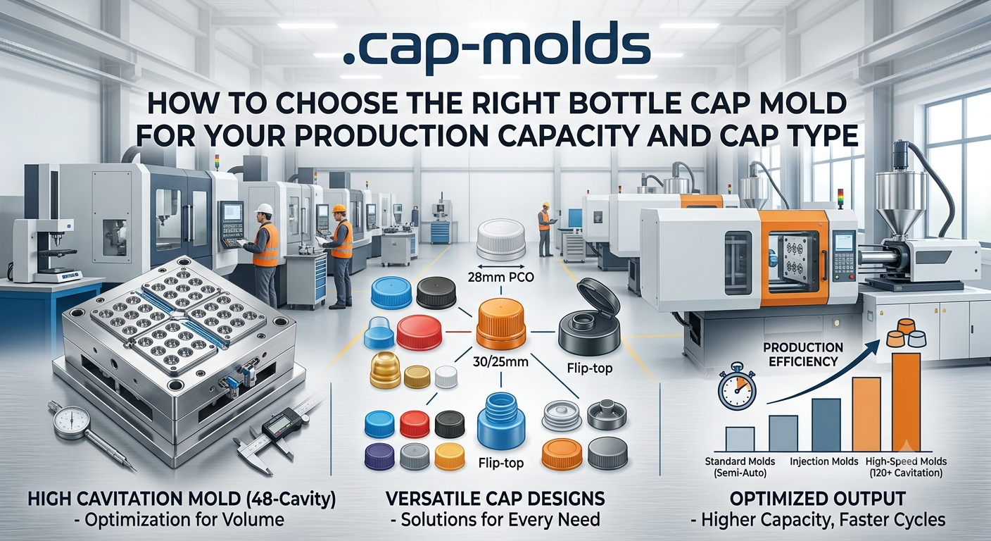 How to Choose the Right Bottle Cap Mold for Your Production Capacity and Cap Type
