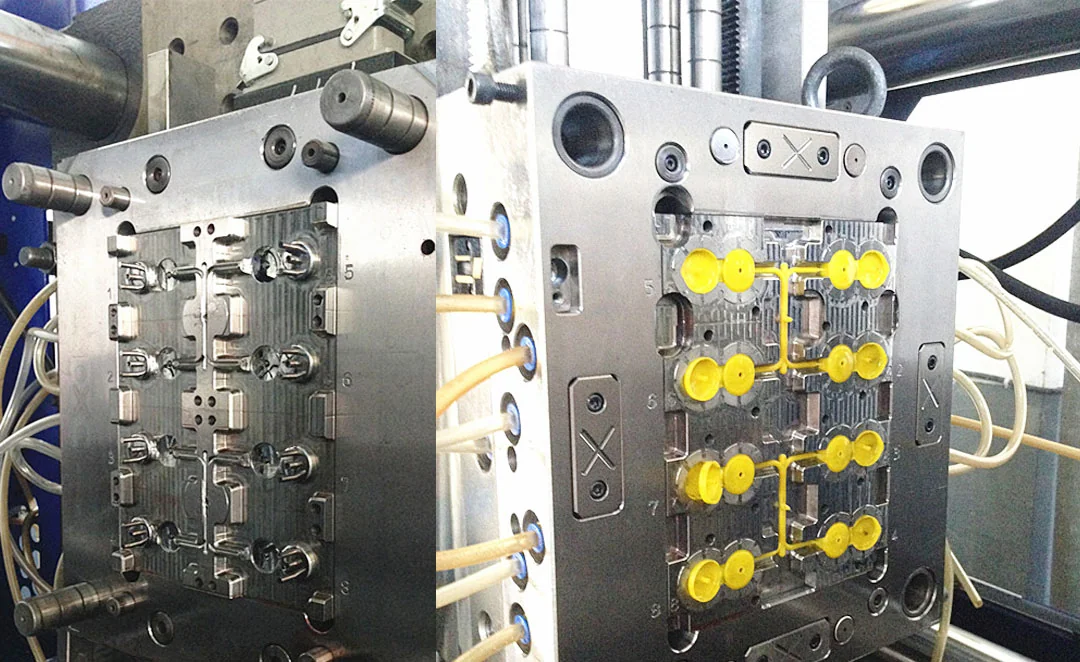 BOXIANG Flip top cap molds unscrew demoulding