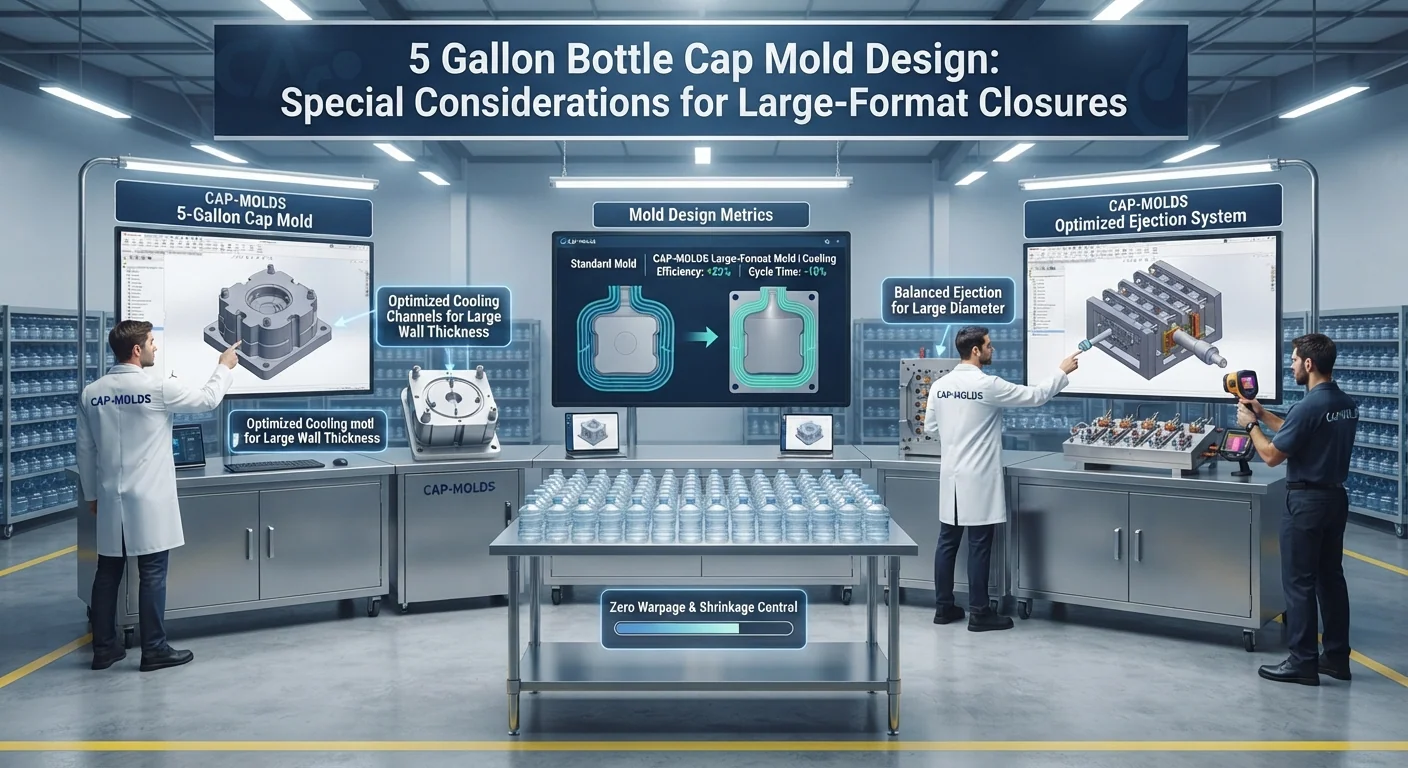 5 Gallon Bottle Cap Mold Design: Special Considerations for Large-Format Closures