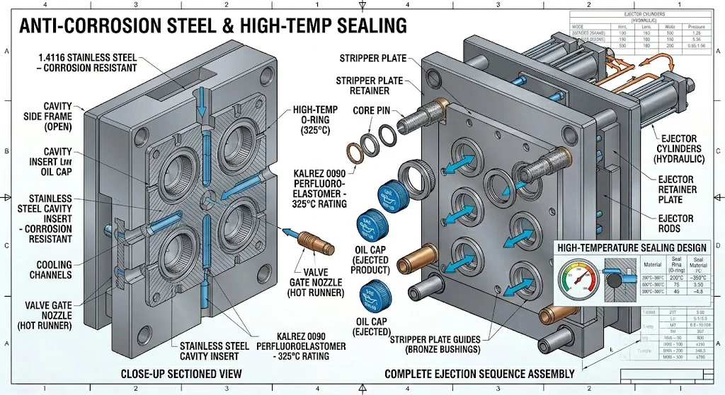 Sealing and cooling design