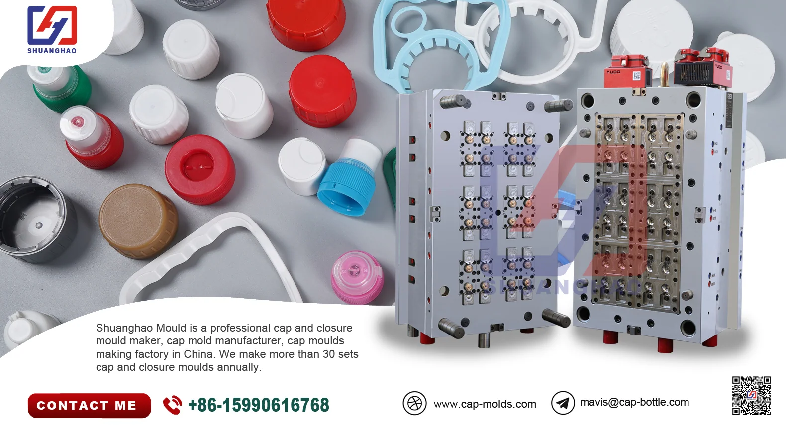 Develop various bottle cap molds according to customer requirements