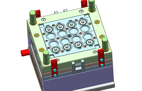 Travel size flip top cap mould