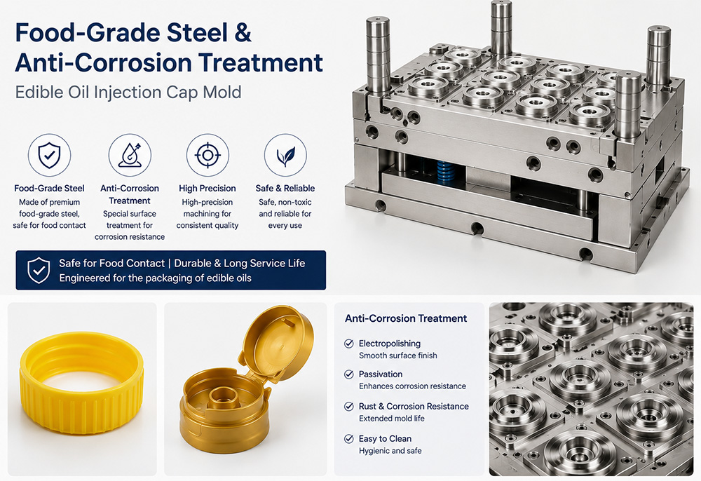 Food grade stainless steel mould cavity