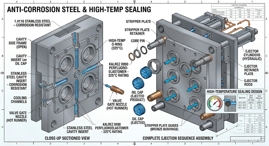 Sealing and cooling design