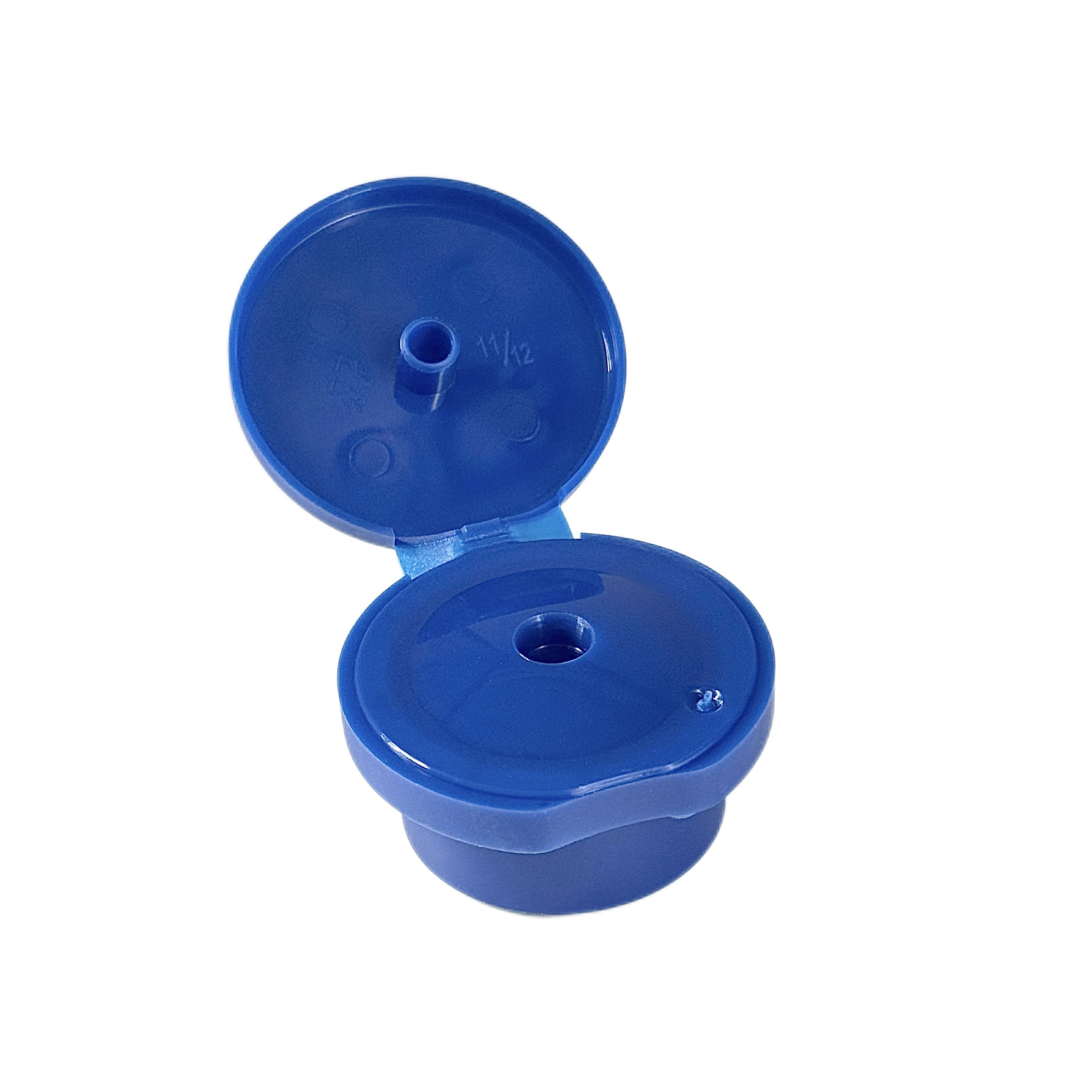Flip top cap sample