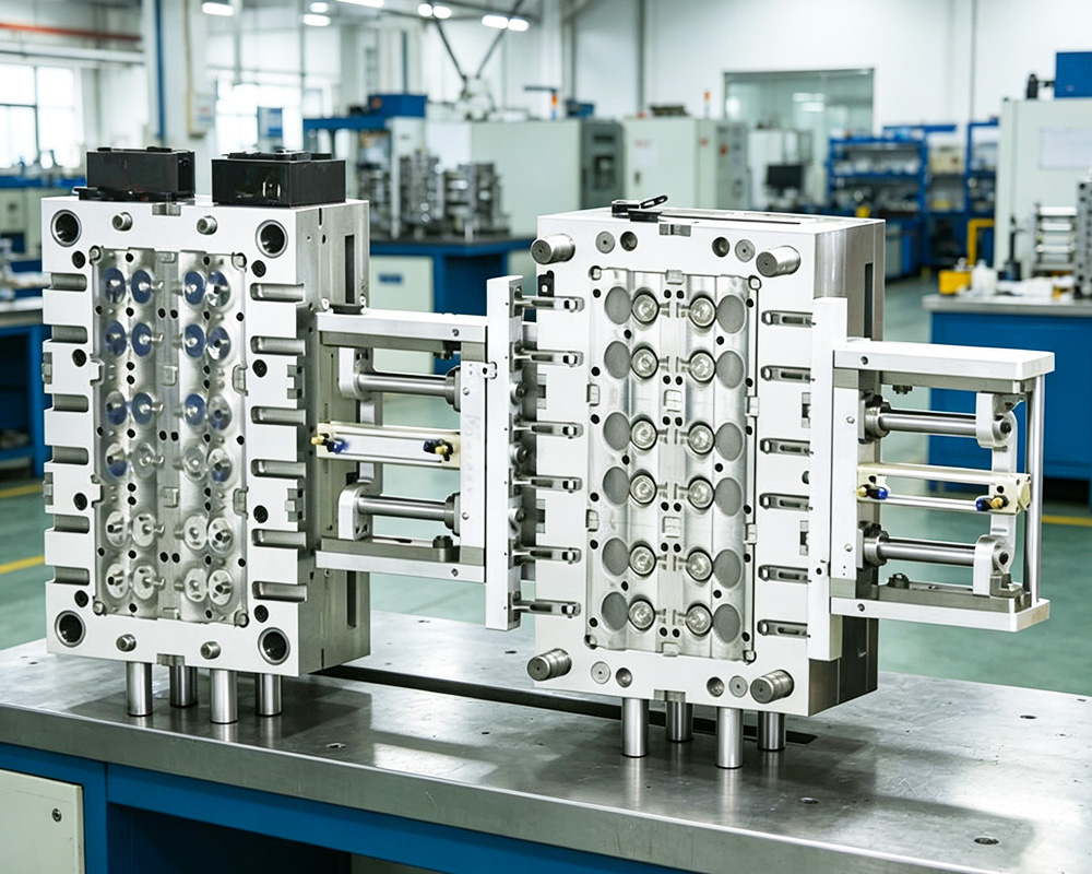 12 cavity Flip Top Cap Mould
